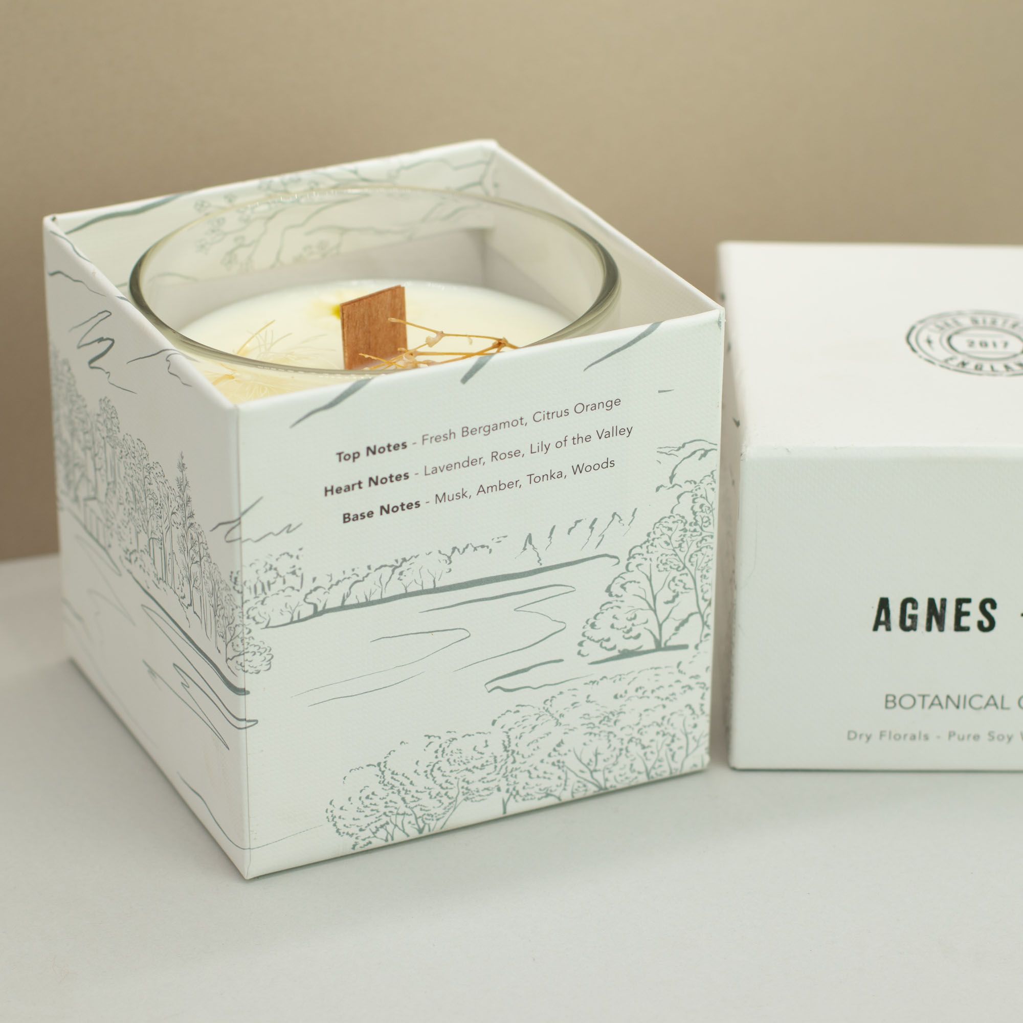 Vela de Cera de Soja Botánica Agnes + Cat - Windermere - Imagen 8