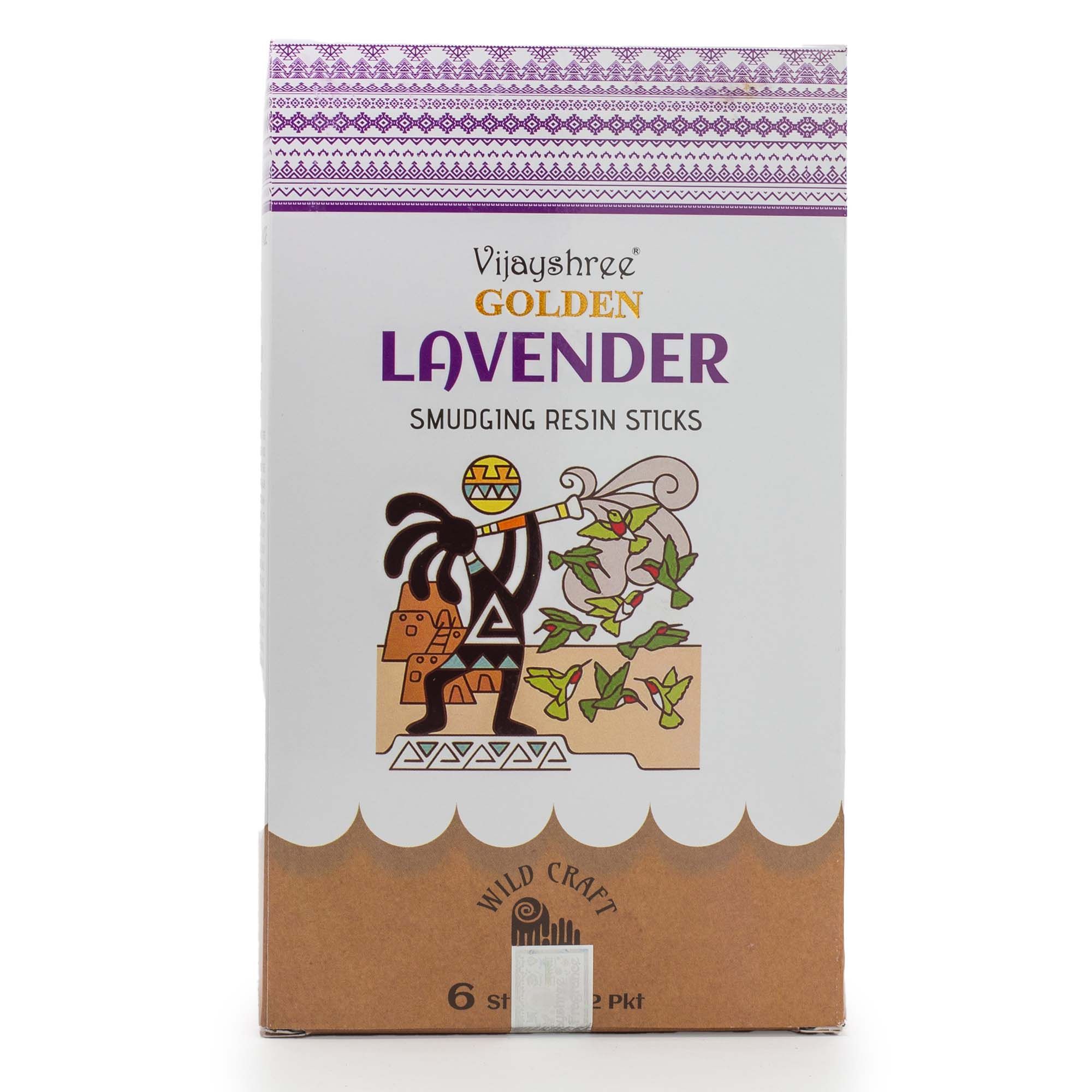 Palitos de resina para sahumar de Lavanda Dorada - 30g - Imagen 2