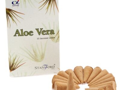 Conos de incienso de Aloe Vera
