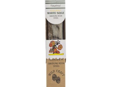 Varillas de resina para difuminar salvia blanca dorada 30g (6 unidades)