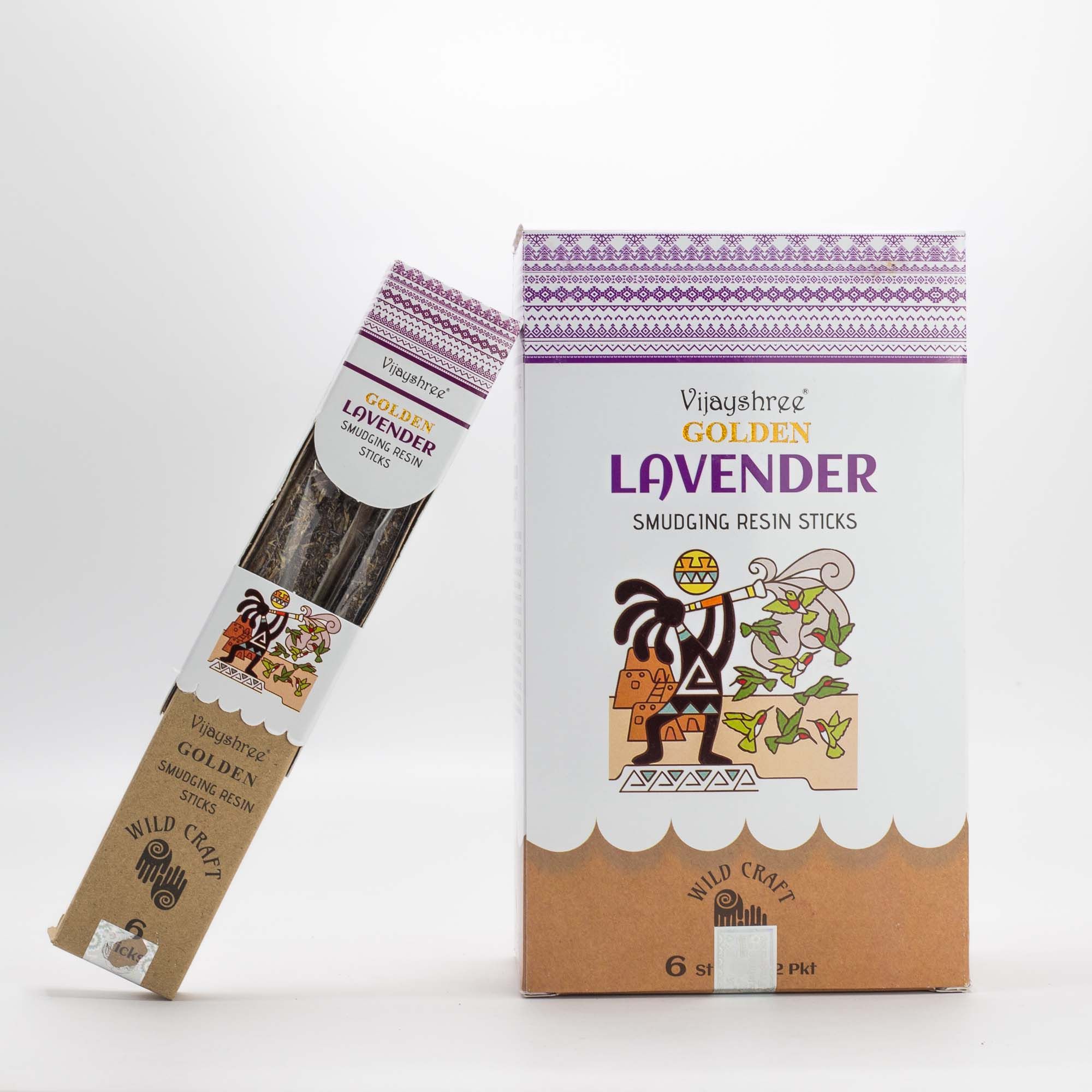 Palitos de resina para sahumar de Lavanda Dorada - 30g - Imagen 8
