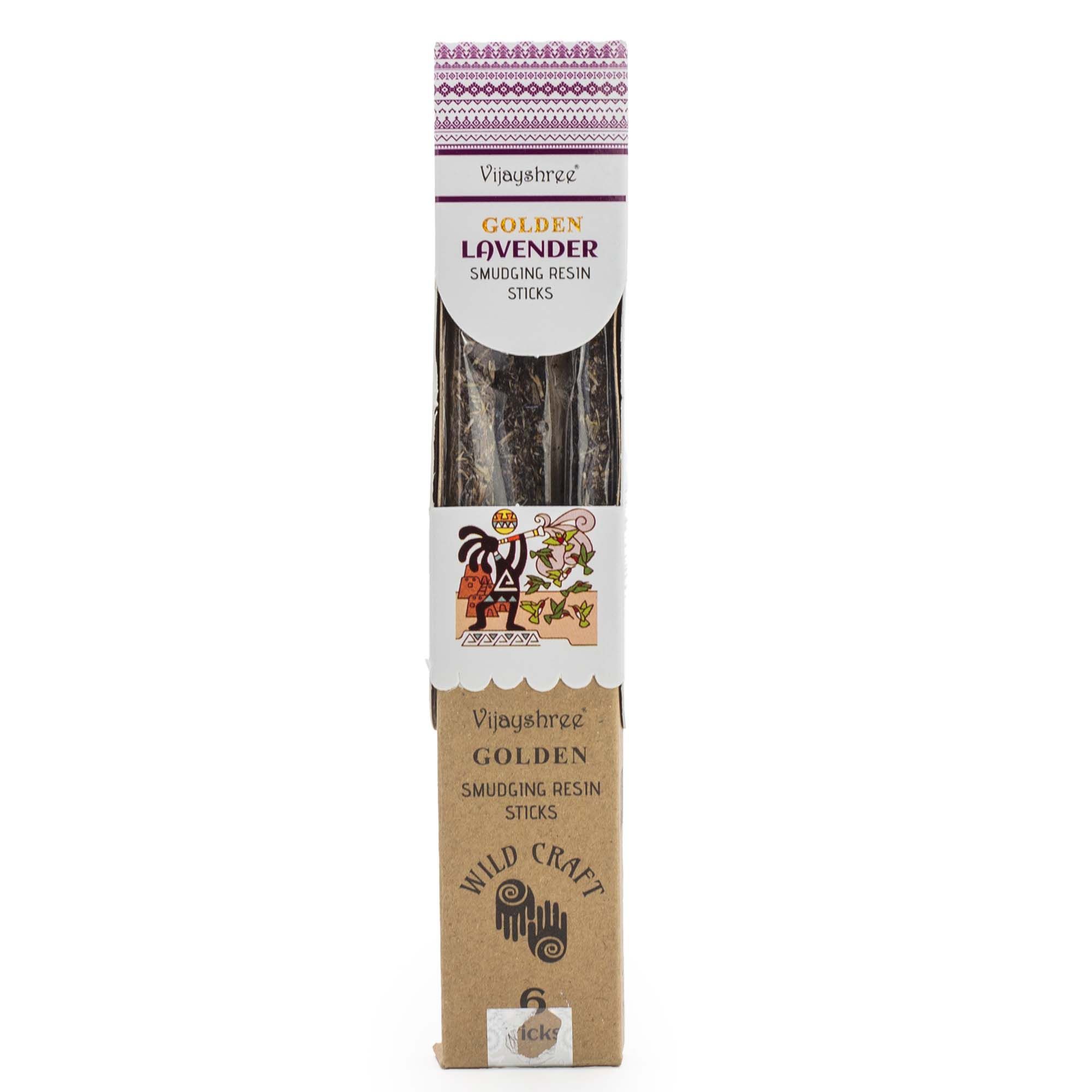 Palitos de resina para sahumar de Lavanda Dorada - 30g - Imagen 3